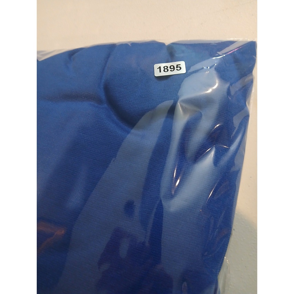 MBN 3x Blue Fit and Flare Dress Short Sleeve Pleated Skirt Plus Modest - Picture 12 of 12